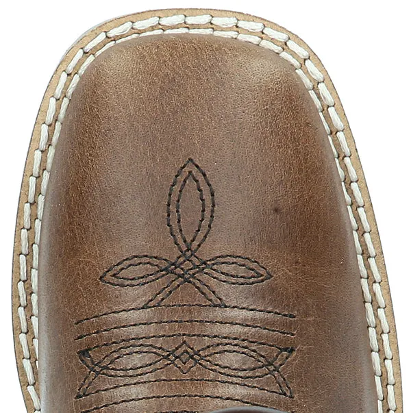 'Smoky Mountain' Childrens' Western Square Toe - Brown / Tan