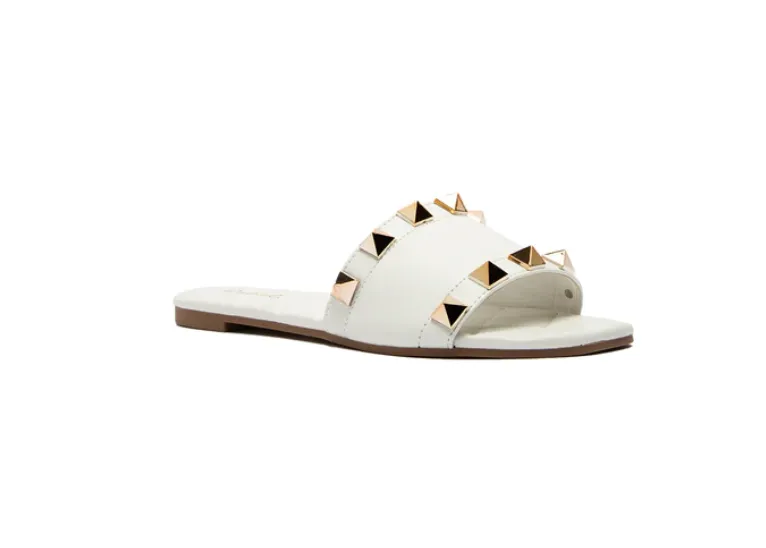Studded Band Slide Sandal - Final Sale