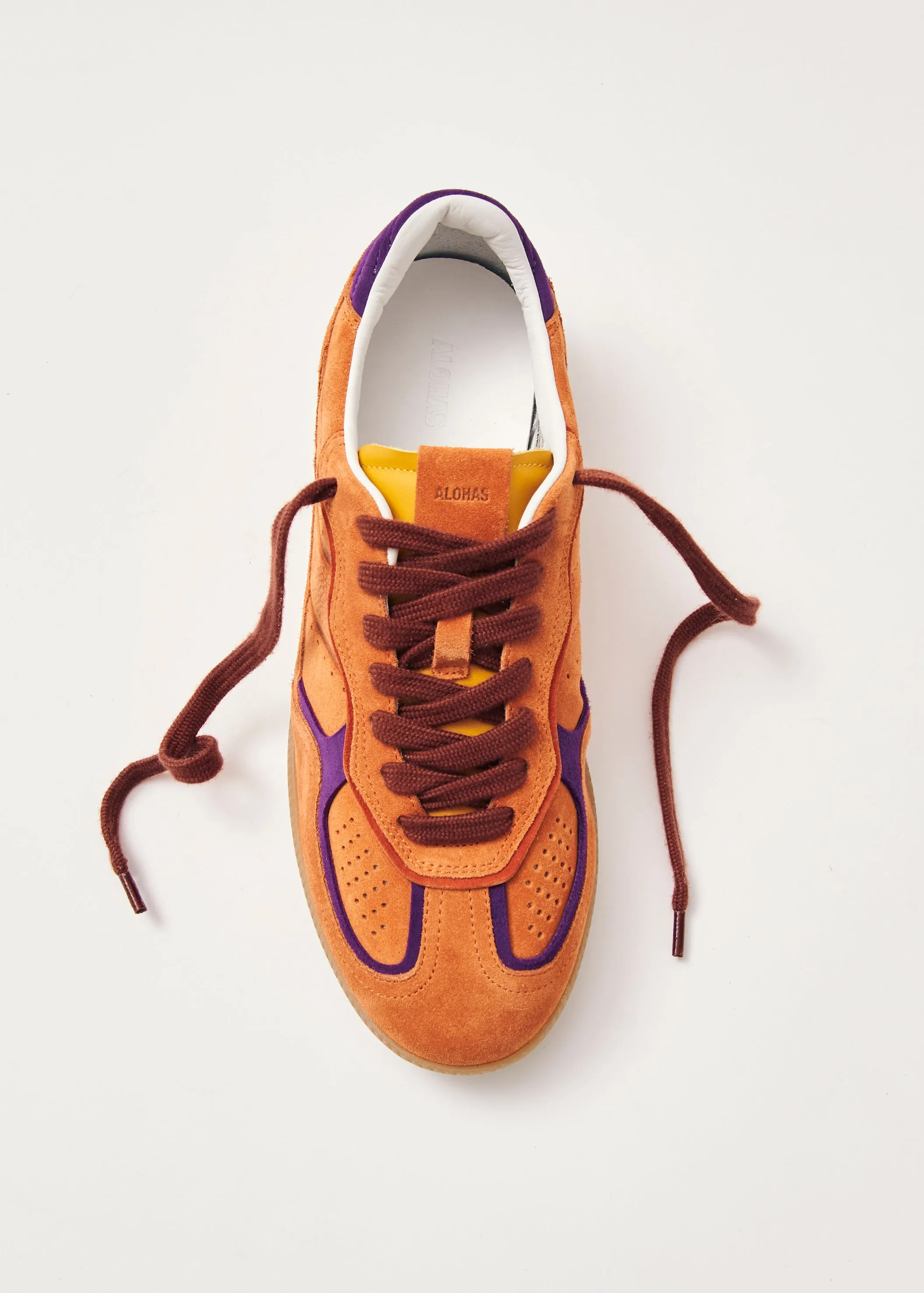 Tb.490 Rife Leather Sneakers Orange