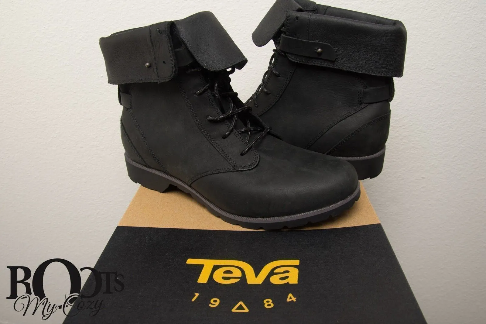 Teva Delavina Lace Black Boots