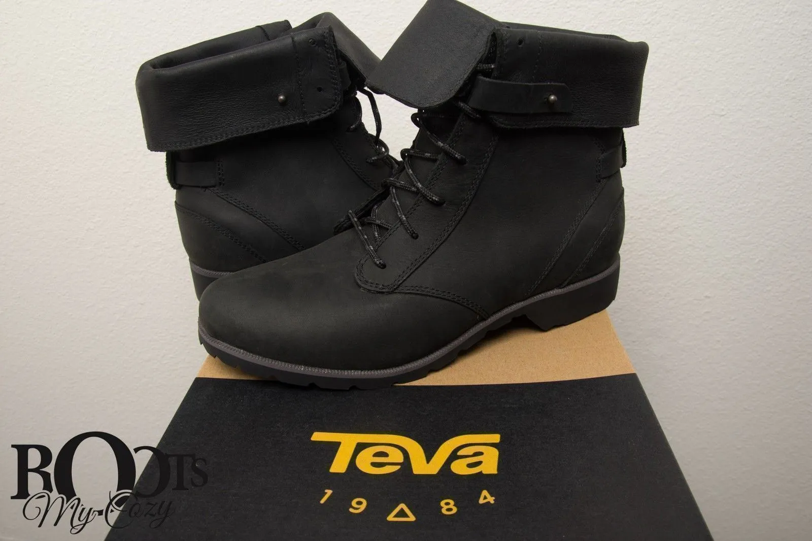 Teva Delavina Lace Black Boots