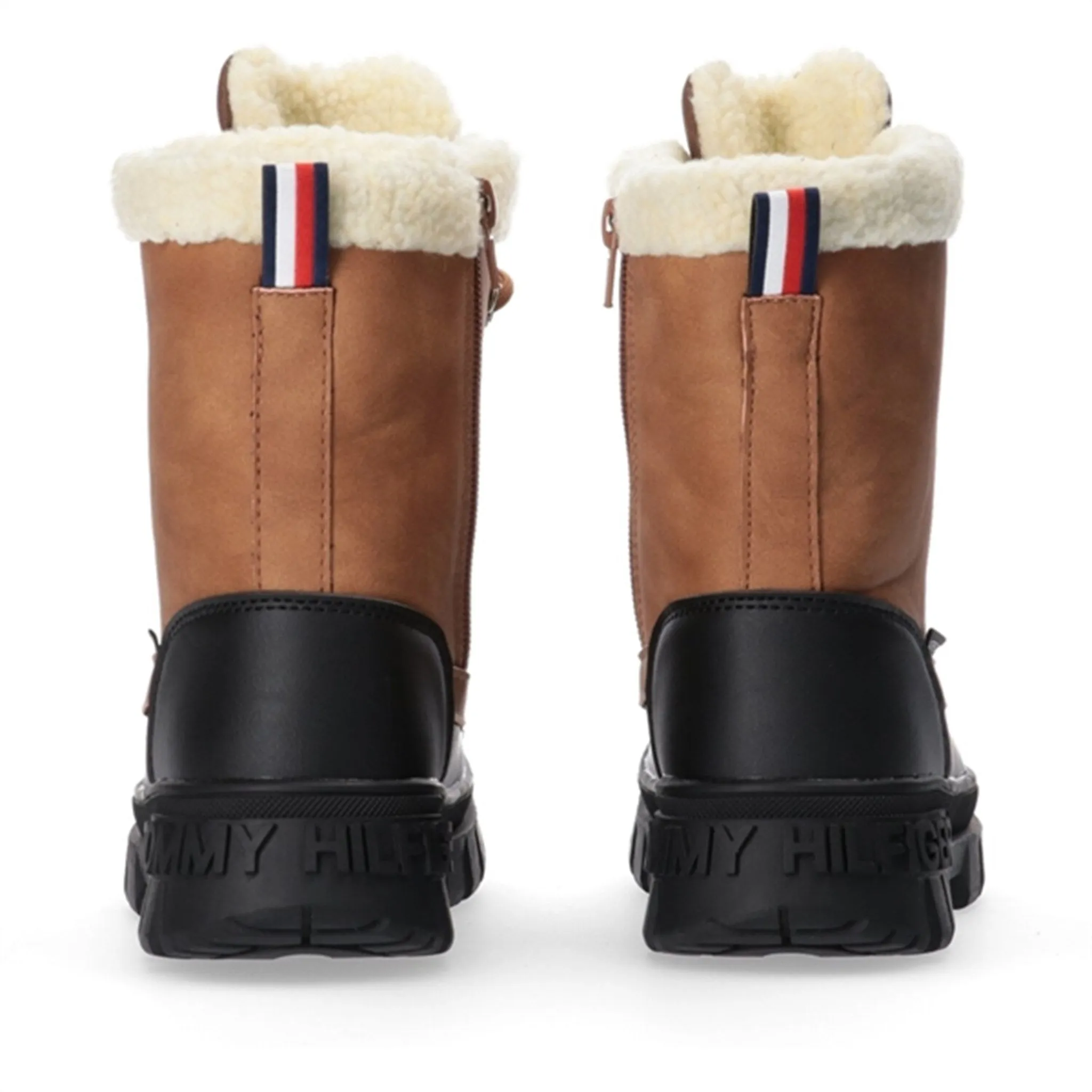 Tommy Hilfiger Lace-Up Bootie Cognac