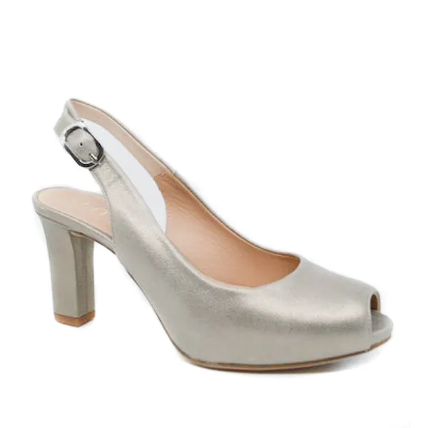 Unisa Nicka Soft Gold Platform Heel