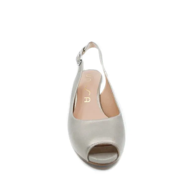 Unisa Nicka Soft Gold Platform Heel