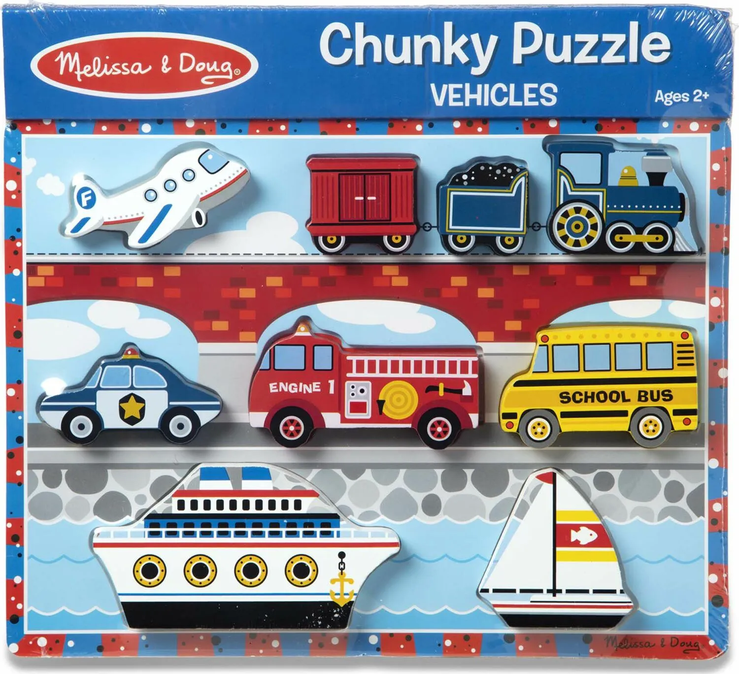 Vehicles Chunky Puzzles