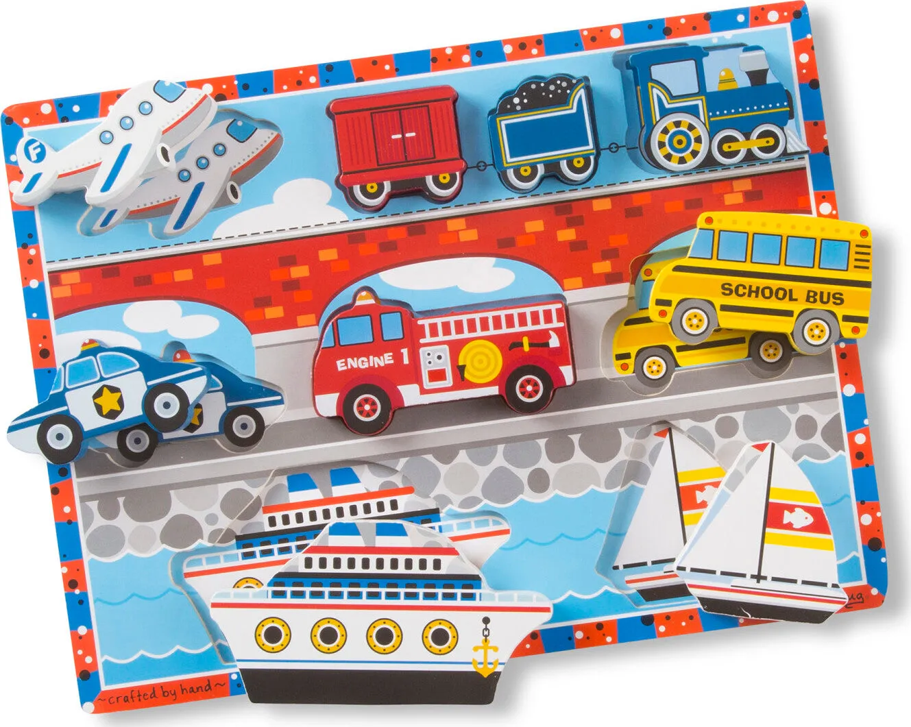 Vehicles Chunky Puzzles
