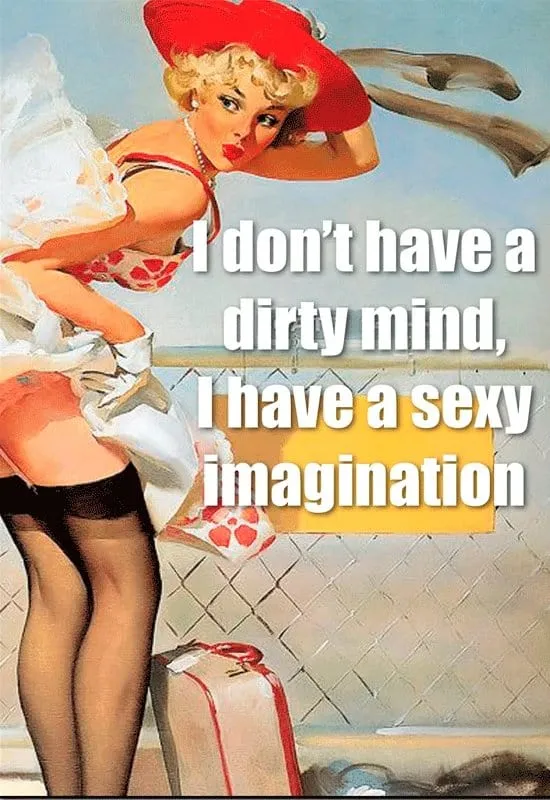 Vintage Magnet: I Don't Have a Dirty Mind