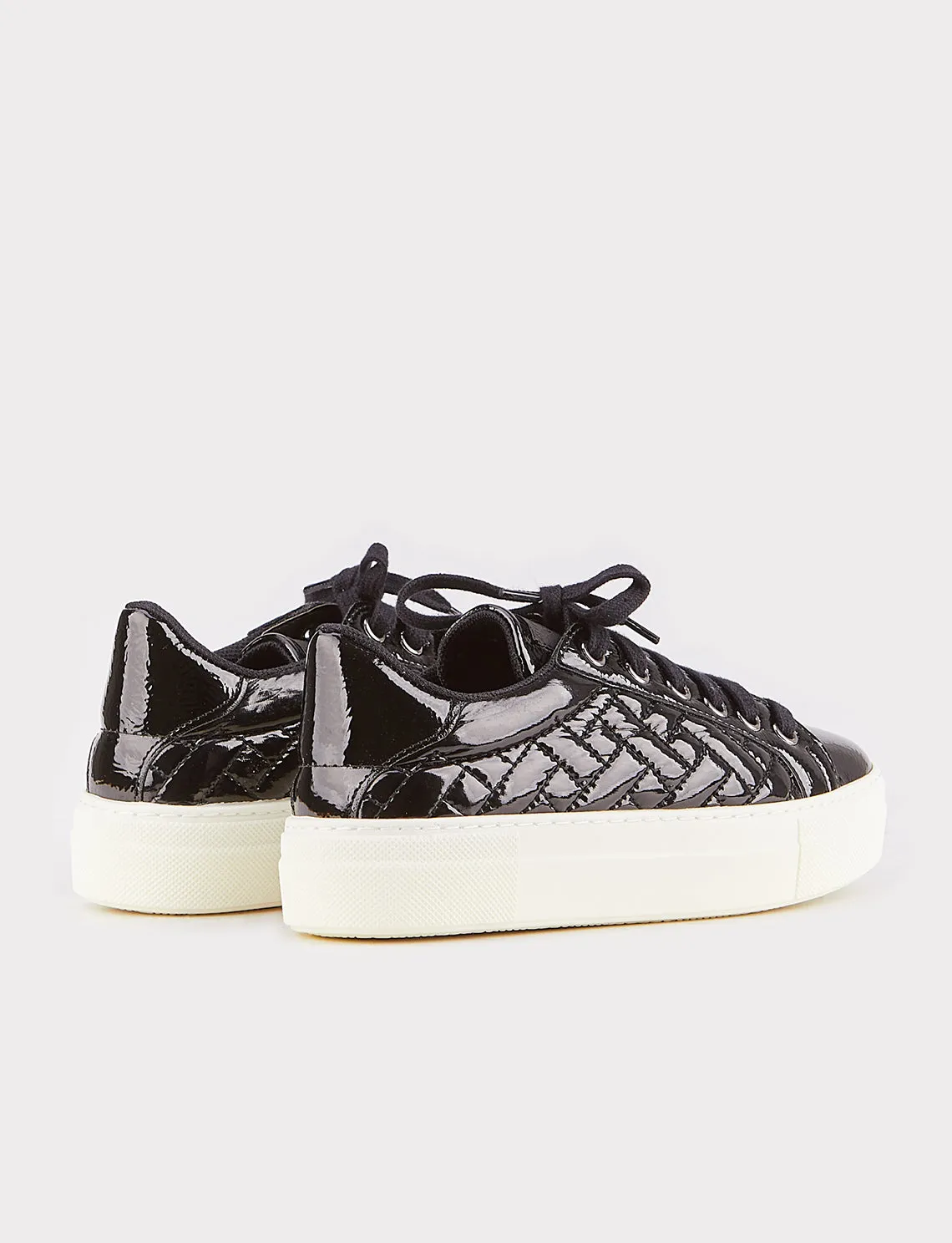 Women Black Low Top Sneakers