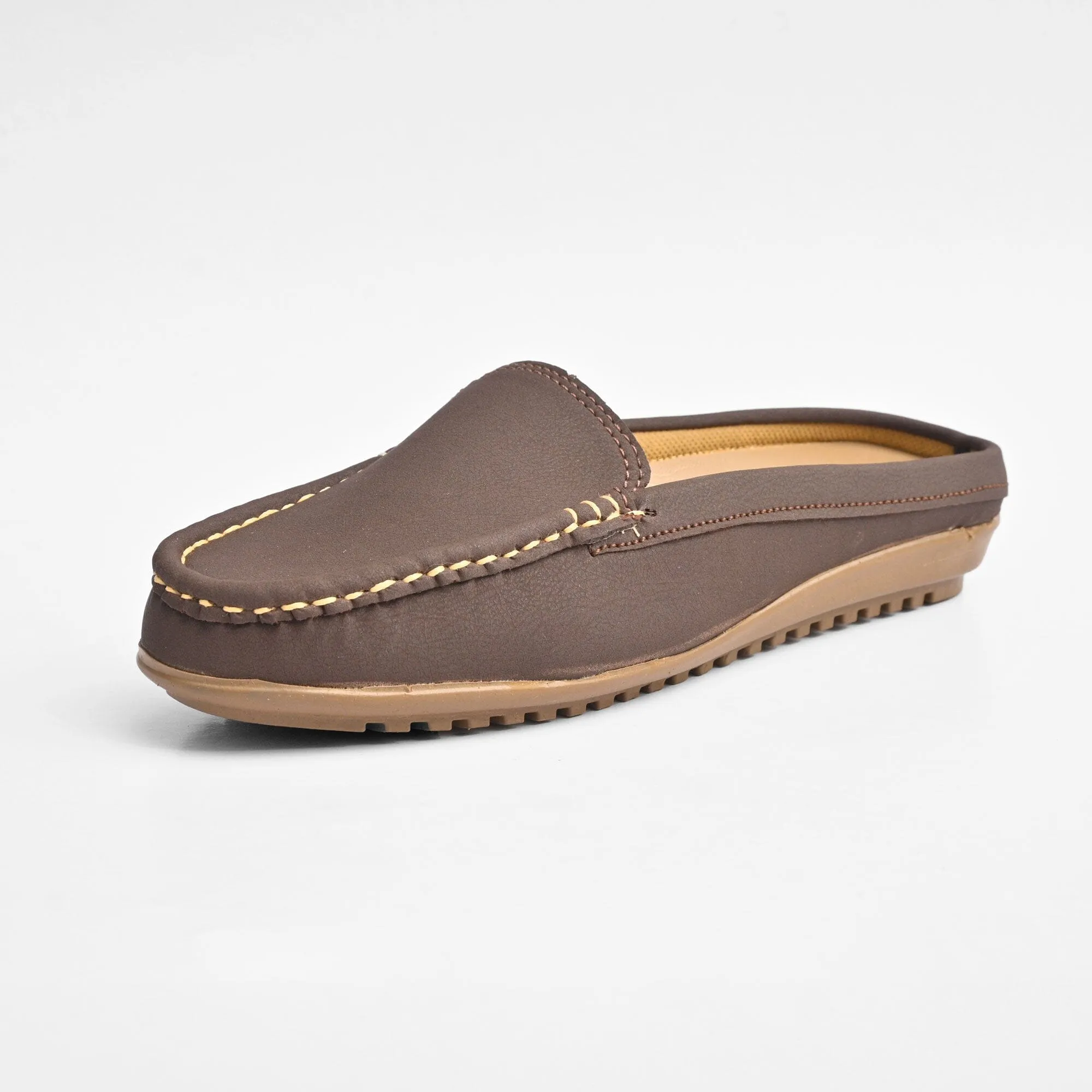 Women's Essen Style Open Back Moccasin Shoes