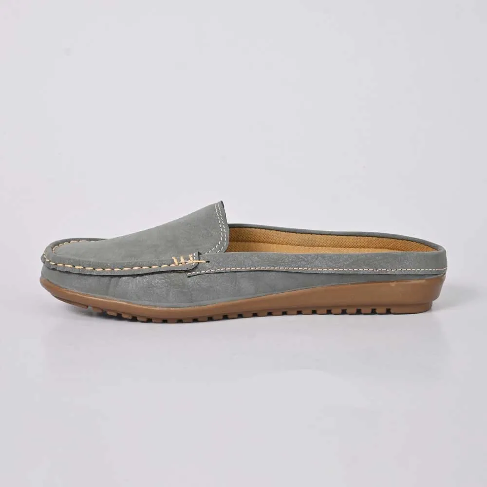 Women's Essen Style Open Back Moccasin Shoes