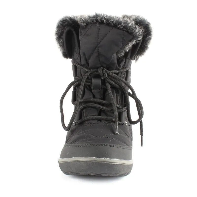 Women's Snowflake Lace-up Boot Black