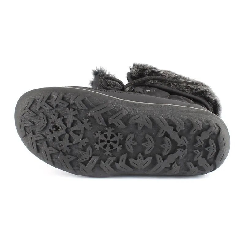 Women's Snowflake Lace-up Boot Black