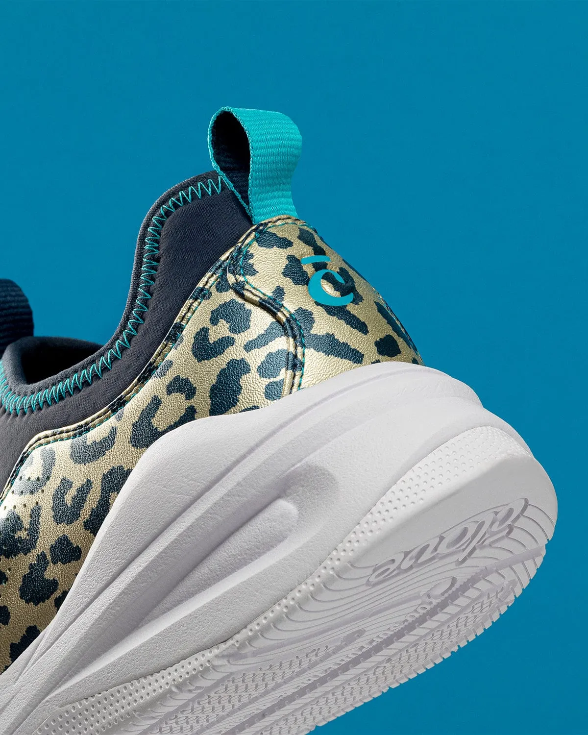 Women's Solo - Navy / Gold Leopard