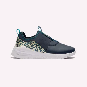 Women's Solo - Navy / Gold Leopard