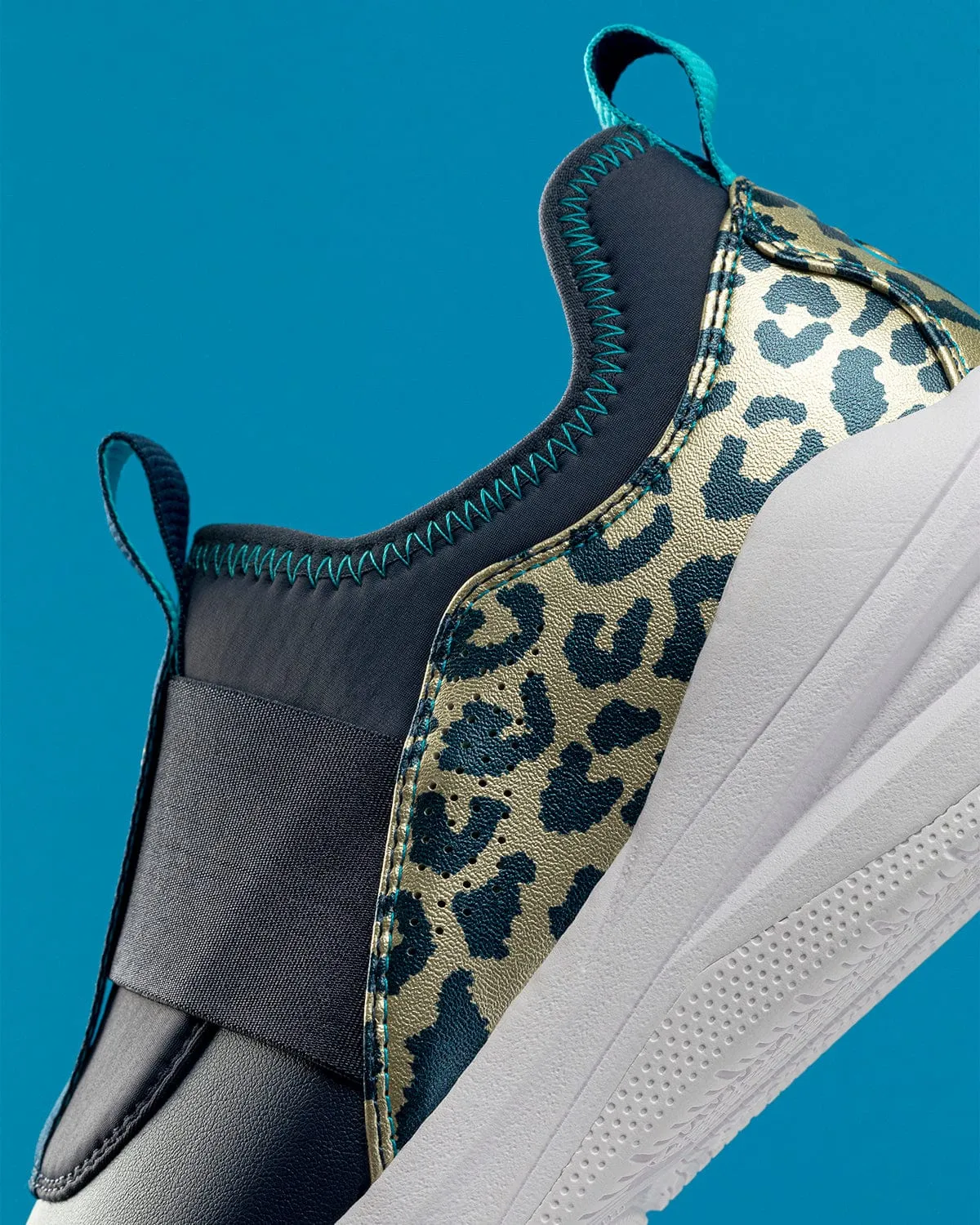 Women's Solo - Navy / Gold Leopard