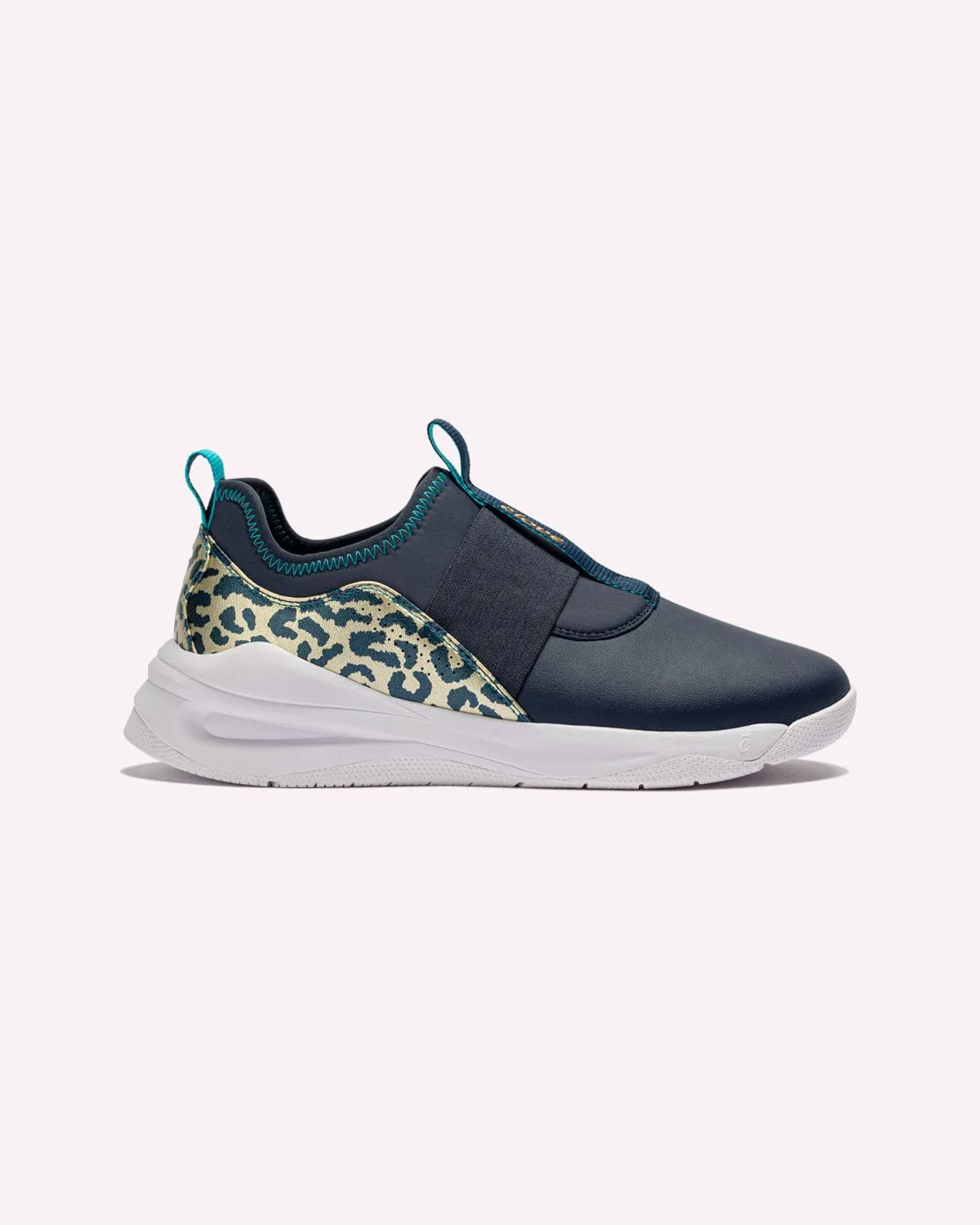 Women's Solo - Navy / Gold Leopard