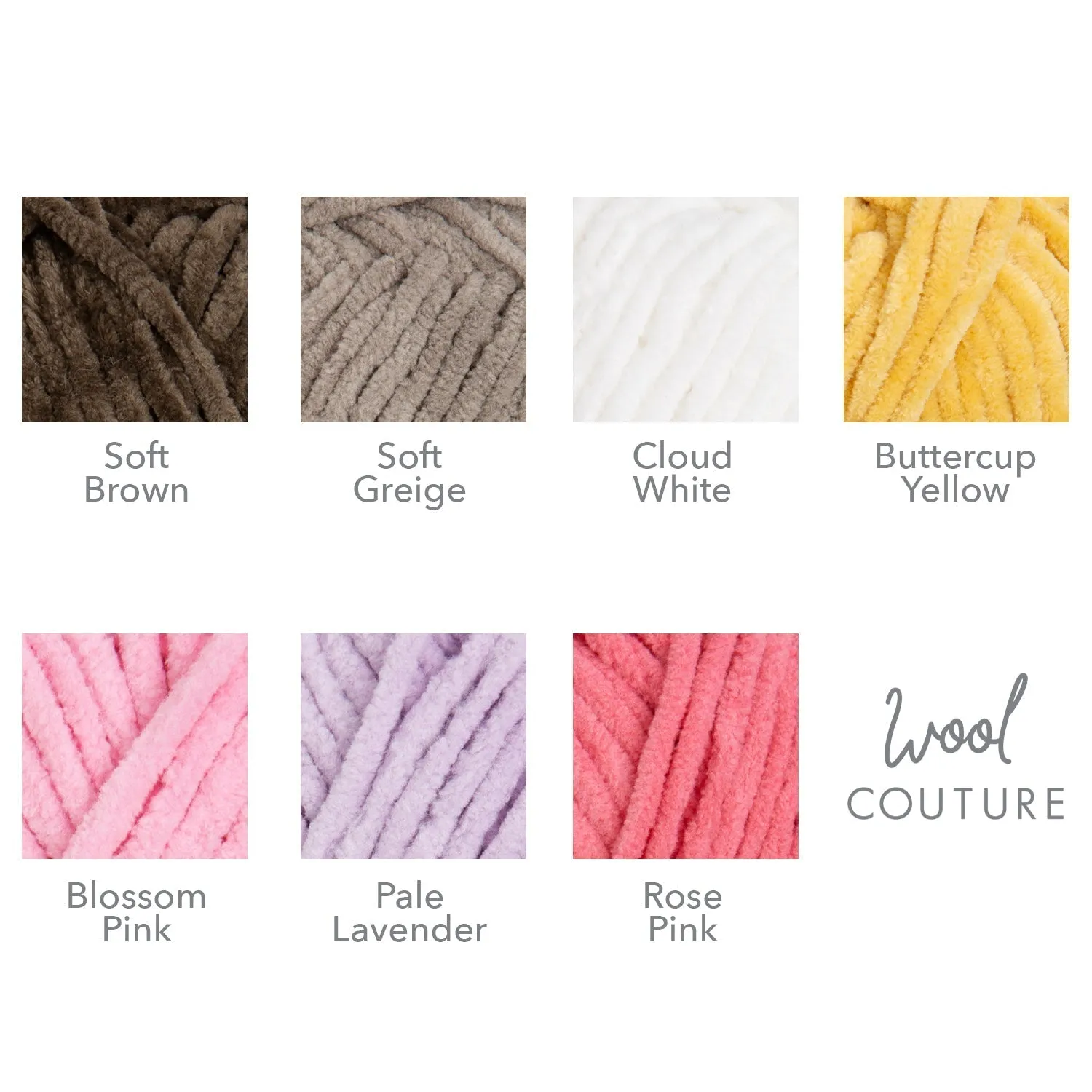 WONKY Velveteen Chunky Yarn 100g Ball