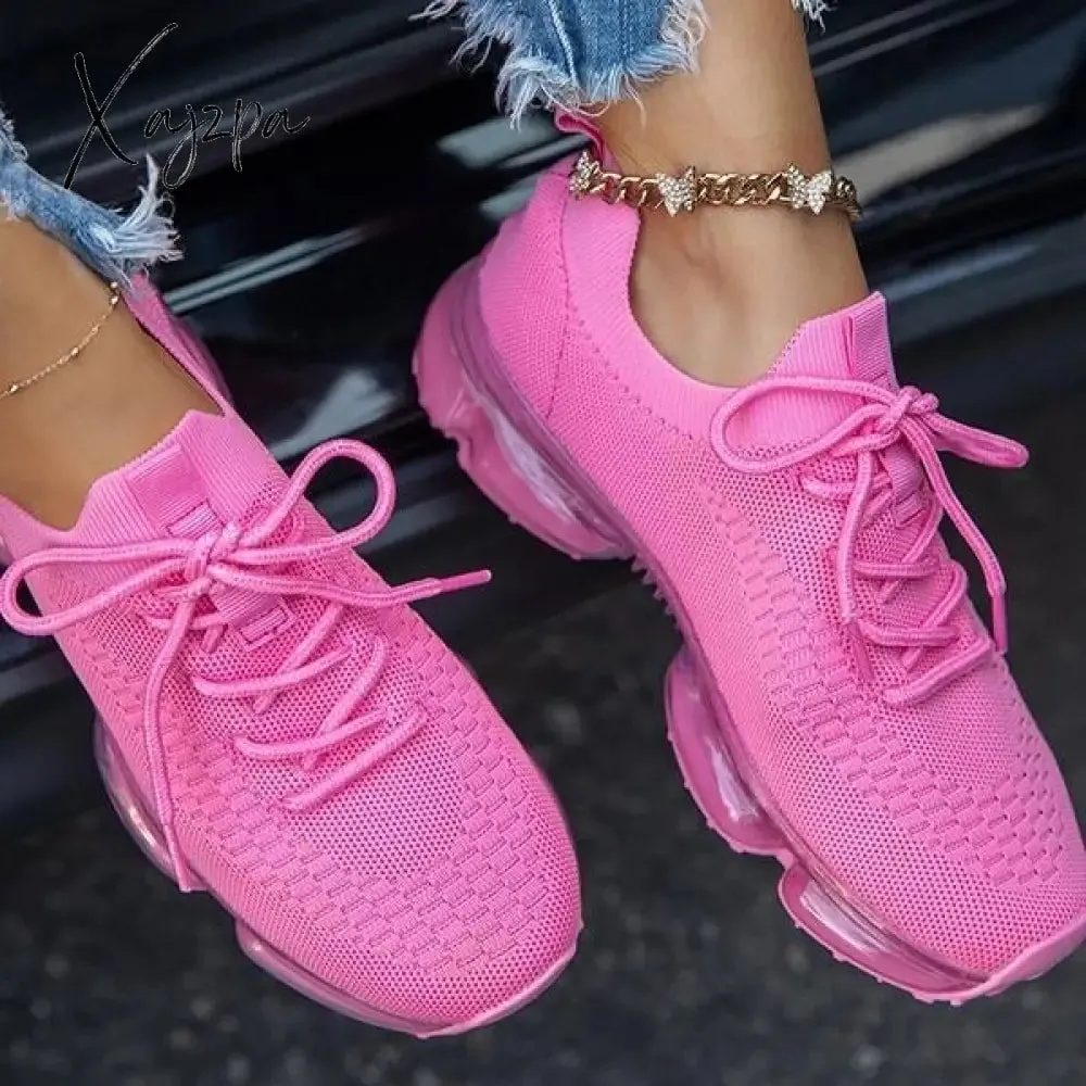 Xajzpa - Women's Colorful Air Cushion Sneakers